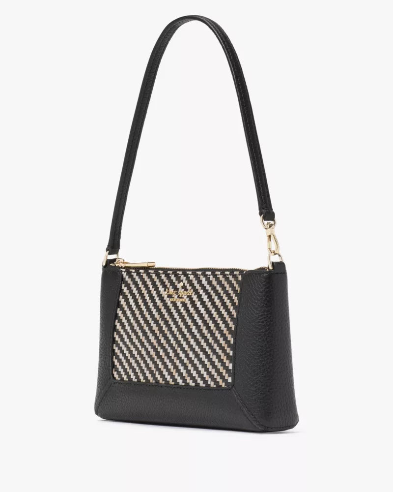 KATE SPADE Lena Straw Convertible Wristlet image 3