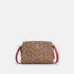 COACH Gia Crossbody Bag In Signature Canvas - Gold/Tan/Carnation image 0