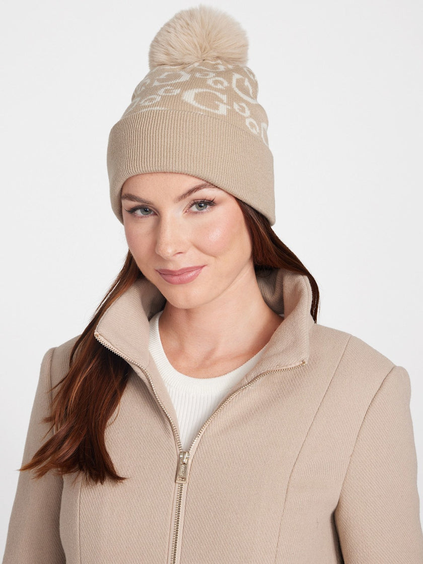 Guess G Logo Beanie - Neutral image 1