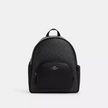 Coach Court Backpack In Signature Canvas - Gunmetal/Charcoal/Black image
