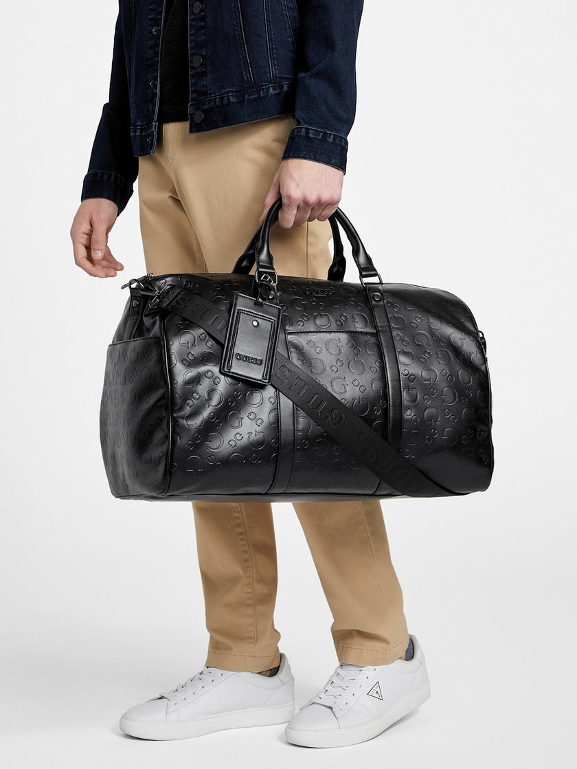 Guess Gio Logo Weekender - Black image 2