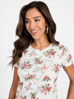 GUESS Carlee Triangle Tee  - Beige image 2