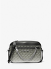 MICHAEL KORS Jet Set large crossbody bag with ombré design and exclusive logo - Black image