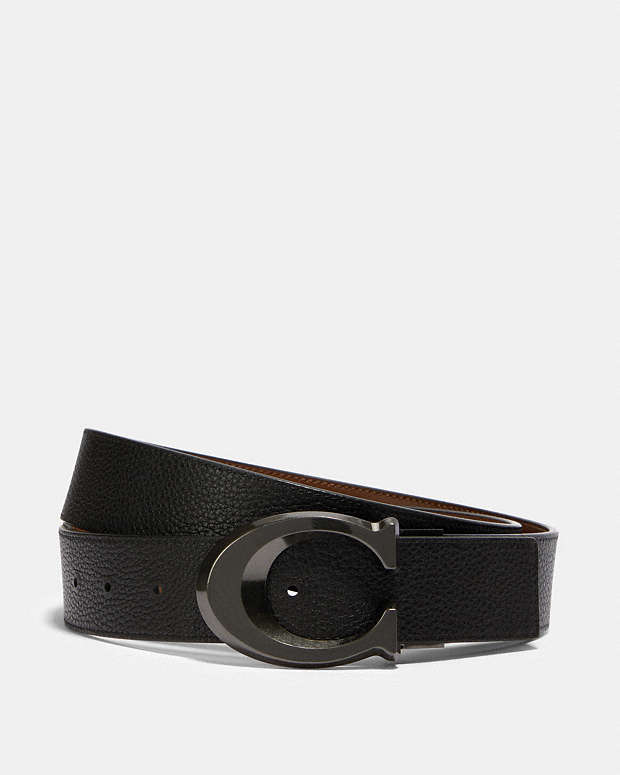 COACH Signature Buckle Cut To Size Reversible Belt, 38 Mm image 0