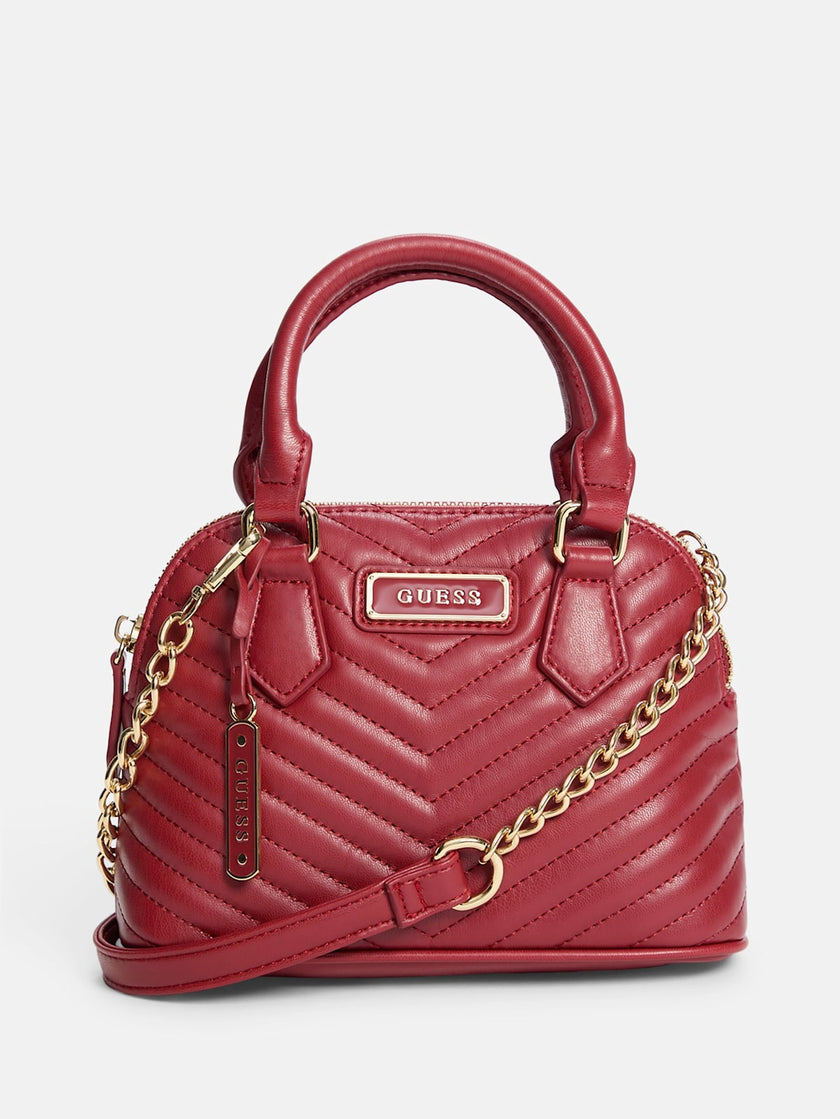 Guess Elise Dome Satchel - Red image 0