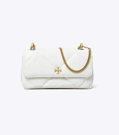 TORY BURCH Mini Kira Diamond Quilt Flap Bag - Cirrus Cloud image 3