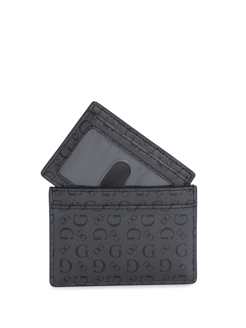 Guess Logo Id Card Case - Black image 1