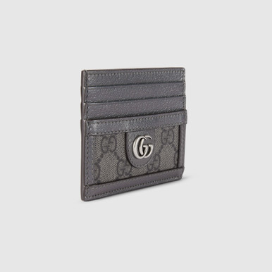 GUCCI Ophidia Card Case 'Grey' Wallet image 0