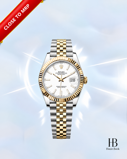 [AT MRP] [Brand New] Rolex Datejust White Dial Yellow Rolesor Jubilee 126333 41 mm