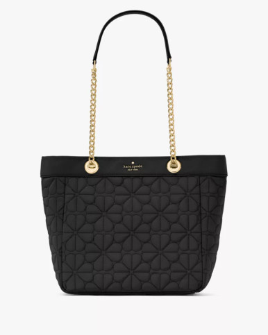 KATE SPADE Spade Flower Quilted Fabric Medium Tote image 4