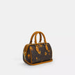 COACH Mini Rowan Crossbody Bag In Signature Canvas With Floral Print image 3
