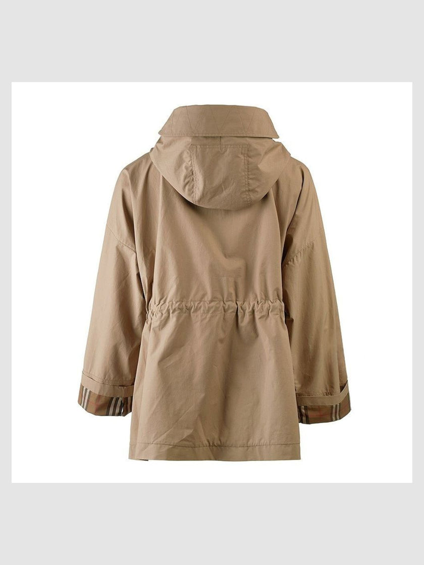 BURBERRY W Birley Drawstring Hoodie Jacket image 1