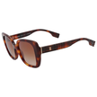 BURBERRY Helena Brown Gradient Square Ladies Sunglasses image 3