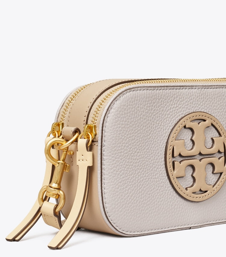 TORY BURCH Mini Miller Colorblock Crossbody - Bay Gray Multi image 2