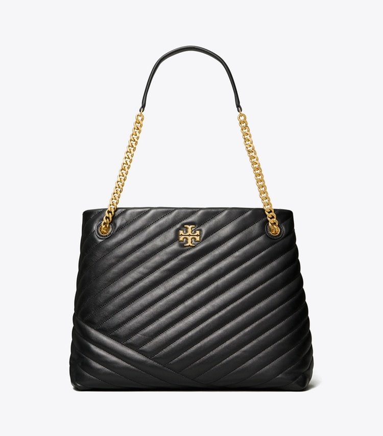 TORY BURCH Kira Chevron Tote - Black image