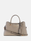 Guess Kiran Logo Shine Satchel - Gray image 0