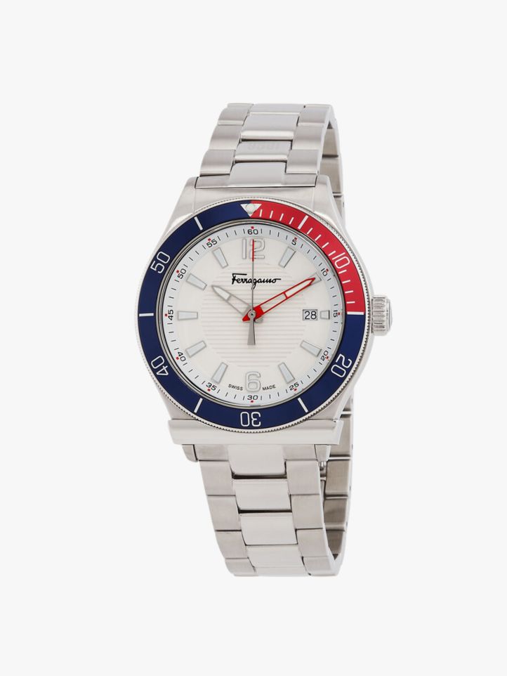 FERRAGAMO 1898 Sport Quartz White Dial Men's Watch image 0