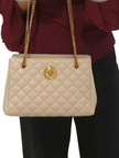 VERSACE Quilted Tote Bag - Ivory image