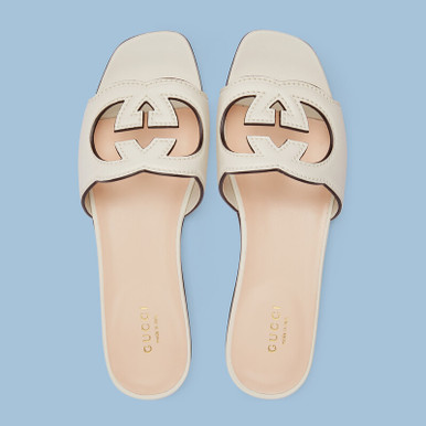 GUCCI Openwork GG detail mules for women image 6