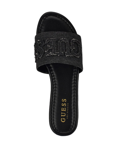 GUESS Havas Denim Slide Sandals image 3