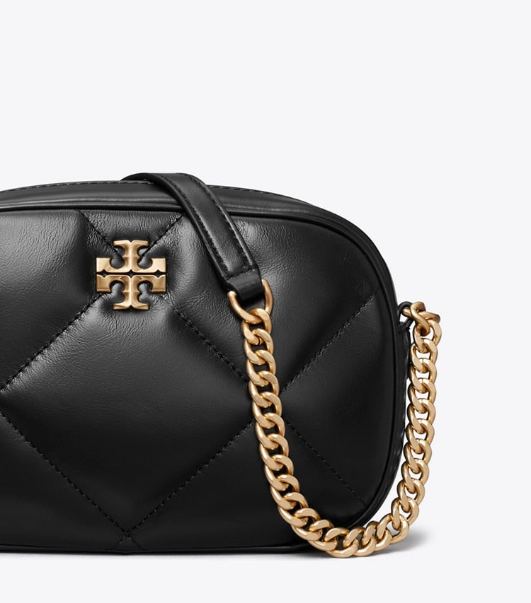TORY BURCH Kira Diamond Quilt Camera Bag - Black image 3