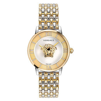 VERSACE  La Medusa Quartz Silver Dial Two-Tone Ladies Watch  VE2R00222 image 0