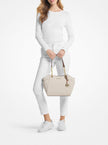 [AT DELHI] MICHAEL KORS  Jet Set Large Signature Logo Shoulder Bag - Vanila image 1