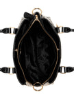 Guess Zakaria Debossed Logo Satchel - Black image 2