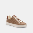 Coach High Line Sneaker In Signature Canvas - Brown Khaki image 3