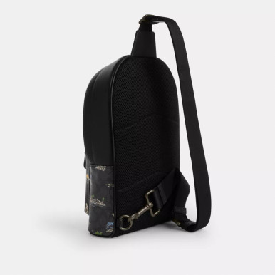 COACH West Pack In Signature Canvas With Surf Print image 1