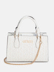 Guess Eldoria Logo Mini Satchel - White image 0