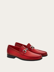 SALVATORE FERRAGAMO Gancini Embellished Moccasin - Flame Red, 5 image