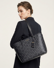 KATE SPADE Signature Spade Flower Large Tote - Black image 0