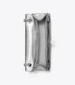 [AT DELHI] TORY BURCH Mini Kira Turnlock Metallic Shoulder Bag - Silver image 3