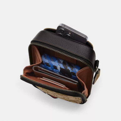 COACH Stanton Crossbody Bag In Signature Jacquard (Arriving In Delhi) image 2