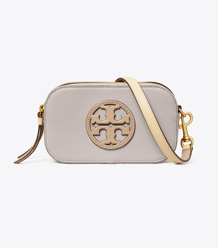 TORY BURCH Mini Miller Colorblock Crossbody - Bay Gray Multi image 0