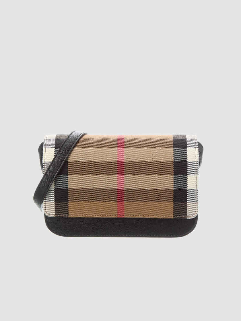 BURBERRY Madison Crossbody Bag - Black image 0