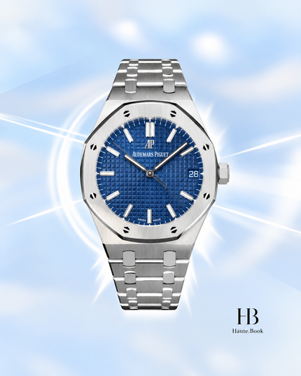 [Brand New] Audemars Piguet Royal Oak Japan Limited Edition Blue Grande Tapisserie Dial 15503BC.OO.1220BC.01 41 mm