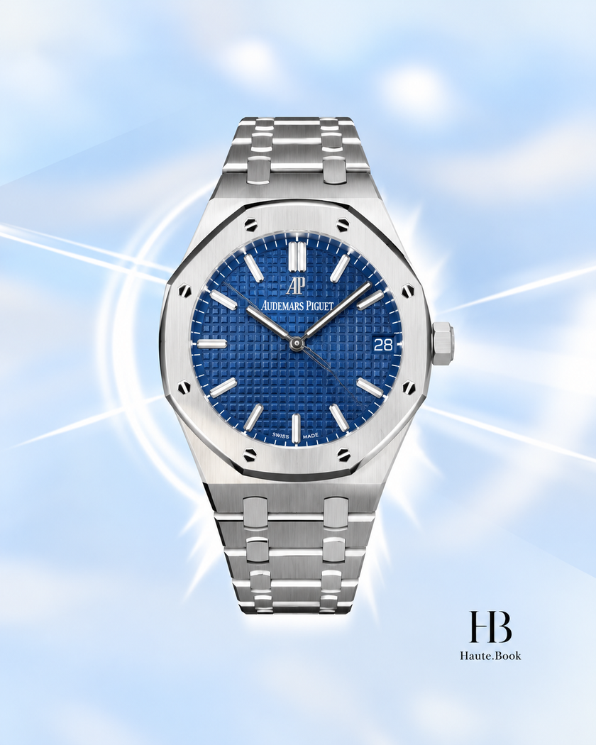 [Brand New] Audemars Piguet Royal Oak Japan Limited Edition Blue Grande Tapisserie Dial 15503BC.OO.1220BC.01 41 mm