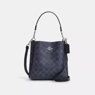 COACH Mollie Bucket Bag 22 In Signature Canvas image 13
