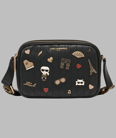 KARL LAGERFELD Maybelle Camera Crossbody Black image 3
