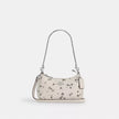COACH Teri Mini Crossbody Bag With Star Print - Silver/Chalk Multi image 0