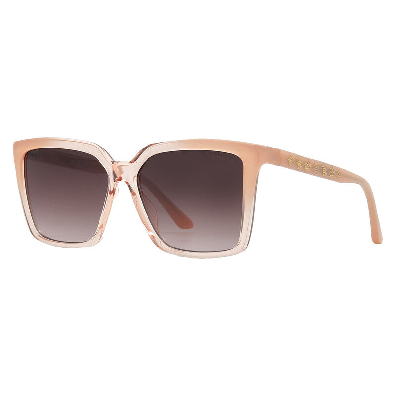 [ARRIVING] GUESS Brown Gradient Square Ladies Sunglasses image 1