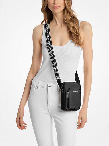 MICHAEL KORS  Khai Nylon Crossbody Bag - Black image 0