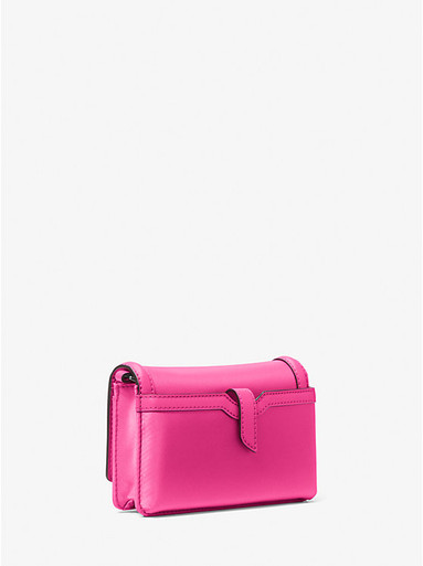 MICHAEL KORS  Jet Set Small Nylon Smartphone Crossbody Bag - Wild Berry image 1