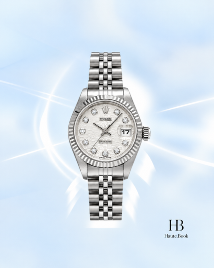 [Store Display]* Rolex Datejust Silver Computer Diamond Dial 26 mm