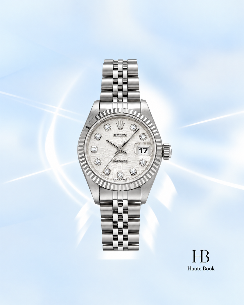 [Store Display]* Rolex Datejust Silver Computer Diamond Dial 26 mm