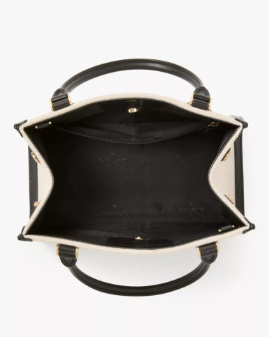 [ARRIVING] KATE SPADE  Ellie Canvas Small Tote - Black Multi image 2