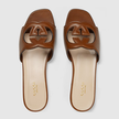 GUCCI Women's Openwork GG Detail Mules image 3