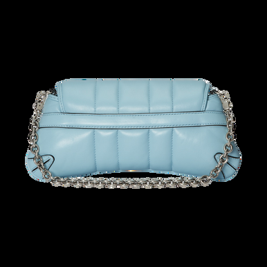 GUCCI Horsebit Chain Small Shoulder Bag Light Blue image 1